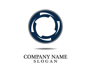 Vortex circle logo and symbols template icons app