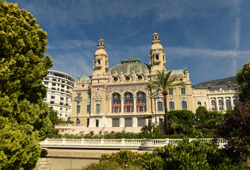 Fototapeta na wymiar The Monte Carlo Casino, Monaco.