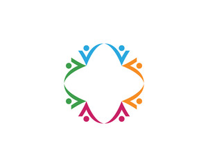 Adoption Logo community logo template vector icon