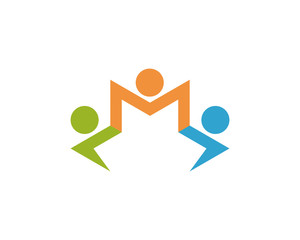 Adoption Logo community logo template vector icon
