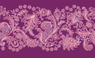 abstract floral background with flowers