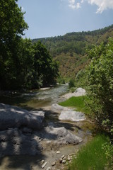 Ein Bachbett in Sizilien
