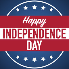 4th of july Independence Day banner vector