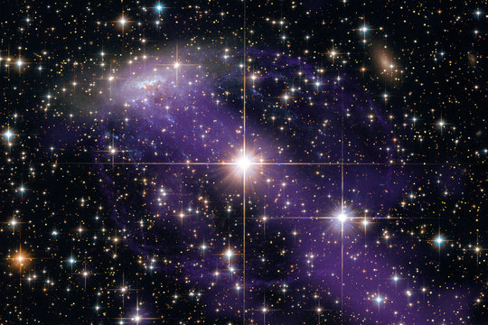 Star field in space a nebulae and a gas congestion. The elements of this image furnished by NASA.