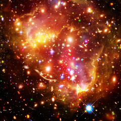 Galaxy and light. The elements of this image furnished by NASA.