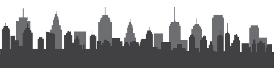 Fototapeta premium Modern City Skyline Vector illustration