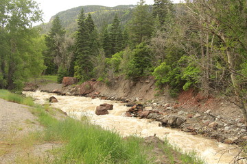 Ouray Colorado Peaks Stream Lakes