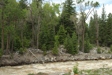 Ouray Colorado Peaks Stream Lakes