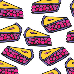 Pie Pattern Seamless Repeat