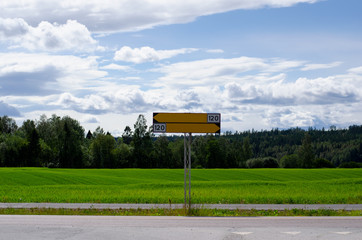 road sign