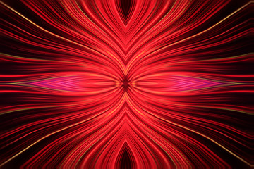 radial color pattern, closeup of photo