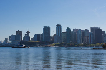 Fototapeta na wymiar view of the bay of vancouver
