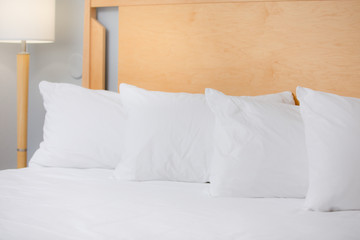 Fototapeta na wymiar White Pillows 2