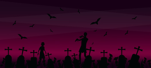 Zombie Game Background 