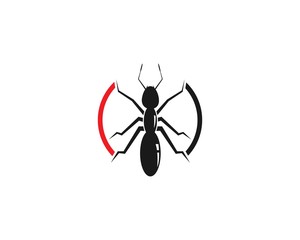 Ant Logo template vector illustration design