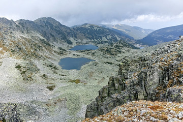 Fog over Musalenski lakes,  Rila mountain, Bulgaria