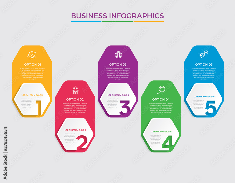 Aufkleber infographic design vector and marketing icons can be used for workflow layout, diagram, annual repor