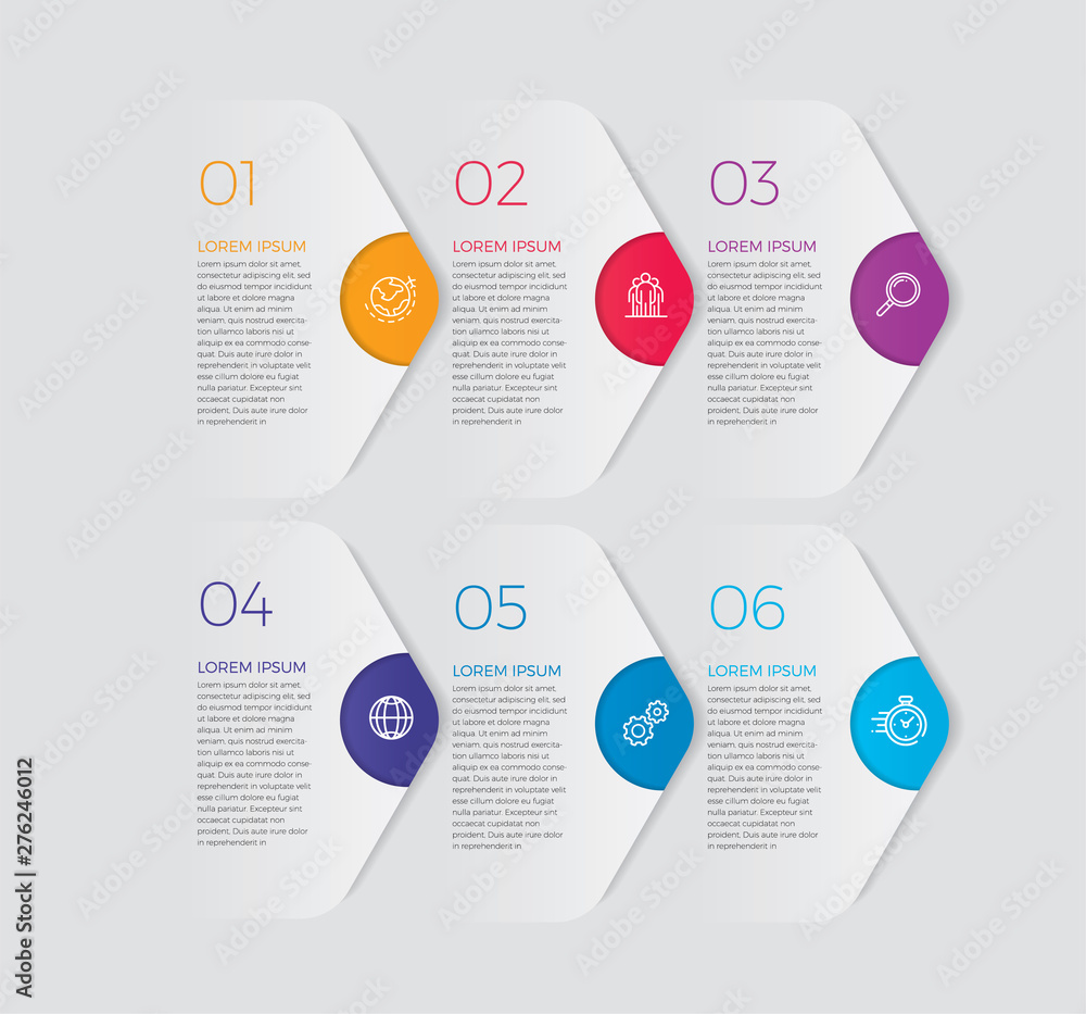 Aufkleber infographic design vector and marketing icons can be used for workflow layout, diagram, annual repor