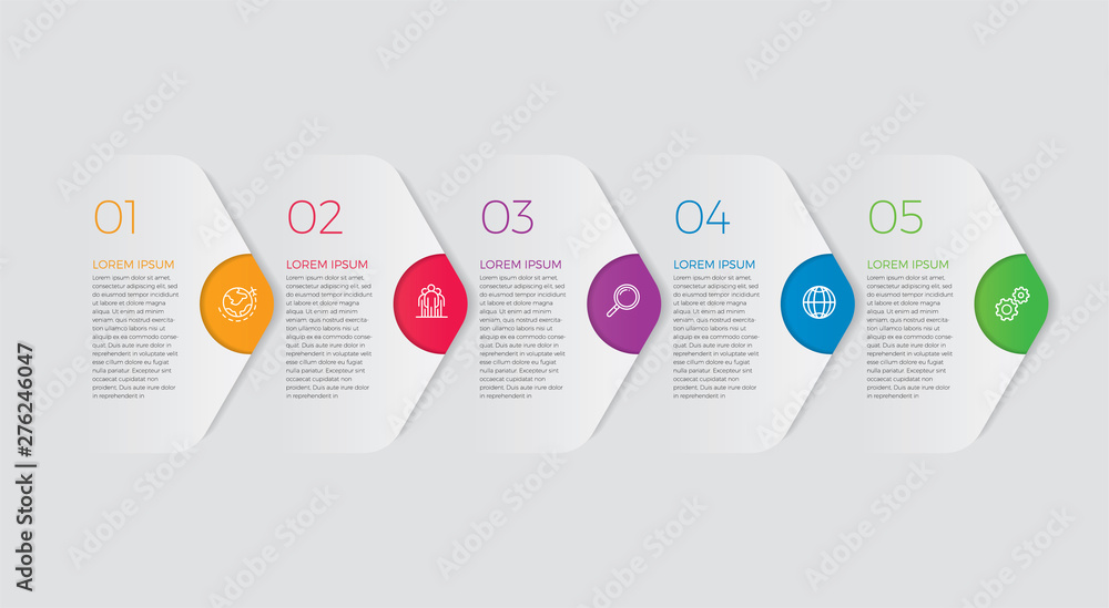 Aufkleber infographic design vector and marketing icons can be used for workflow layout, diagram, annual repor