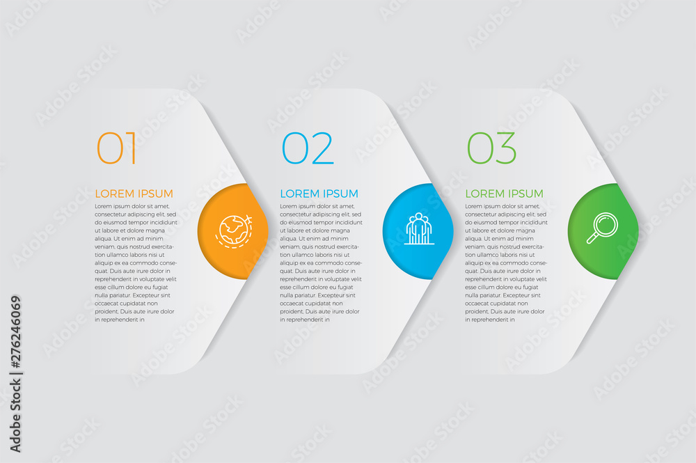 Aufkleber infographic design vector and marketing icons can be used for workflow layout, diagram, annual repor