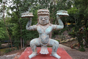Three beautiful stucco sculptures