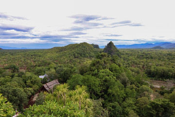 Obraz premium High view from one place in Thailand