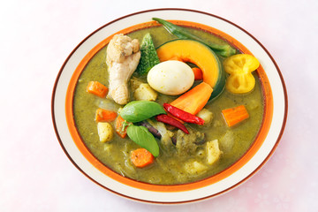 美味しそうなグリーンカレー