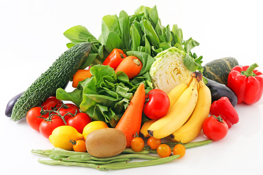 新鮮な野菜と果物