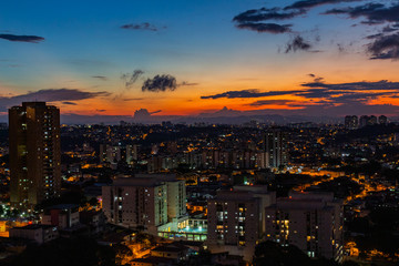 Fototapeta na wymiar Sao Paulo Sunset