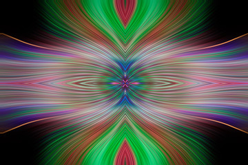 Obraz premium radial color pattern, closeup of photo