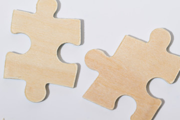 Fototapeta premium Puzzle and teamwork