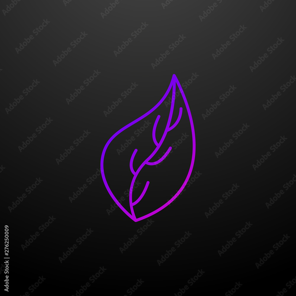 Poster leaf nolan icon. elements of eco set. simple icon for websites, web design, mobile app, info graphic