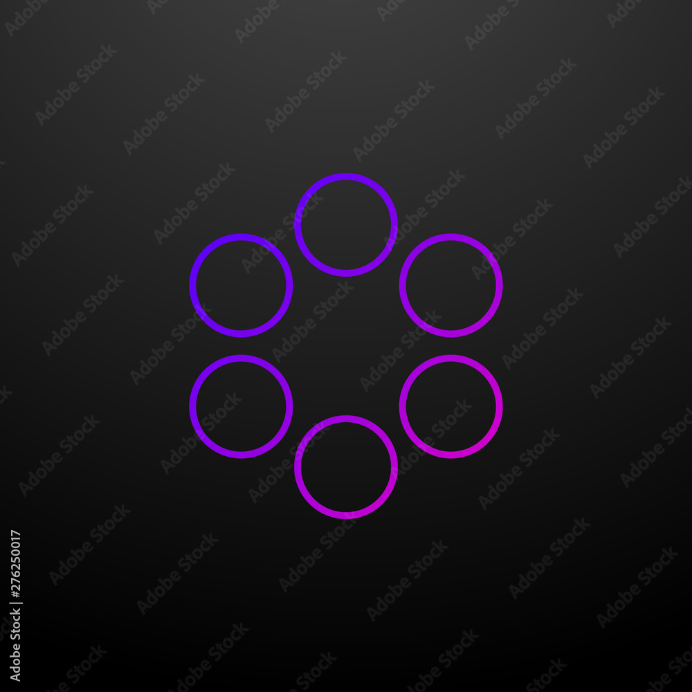Poster circle nolan icon. elements of eco set. simple icon for websites, web design, mobile app, info graph