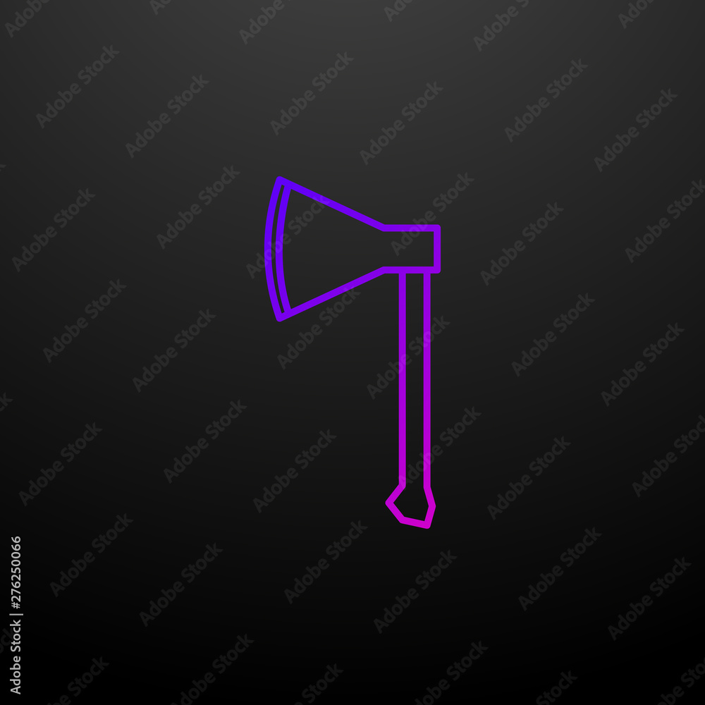 Poster axe nolan icon. elements of eco set. simple icon for websites, web design, mobile app, info graphics