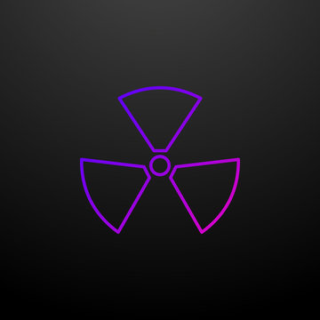 nuclear nolan icon. Elements of Eco set. Simple icon for websites, web design, mobile app, info graphics