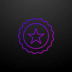 star medal nolan icon. Elements of awards set. Simple icon for websites, web design, mobile app, info graphics