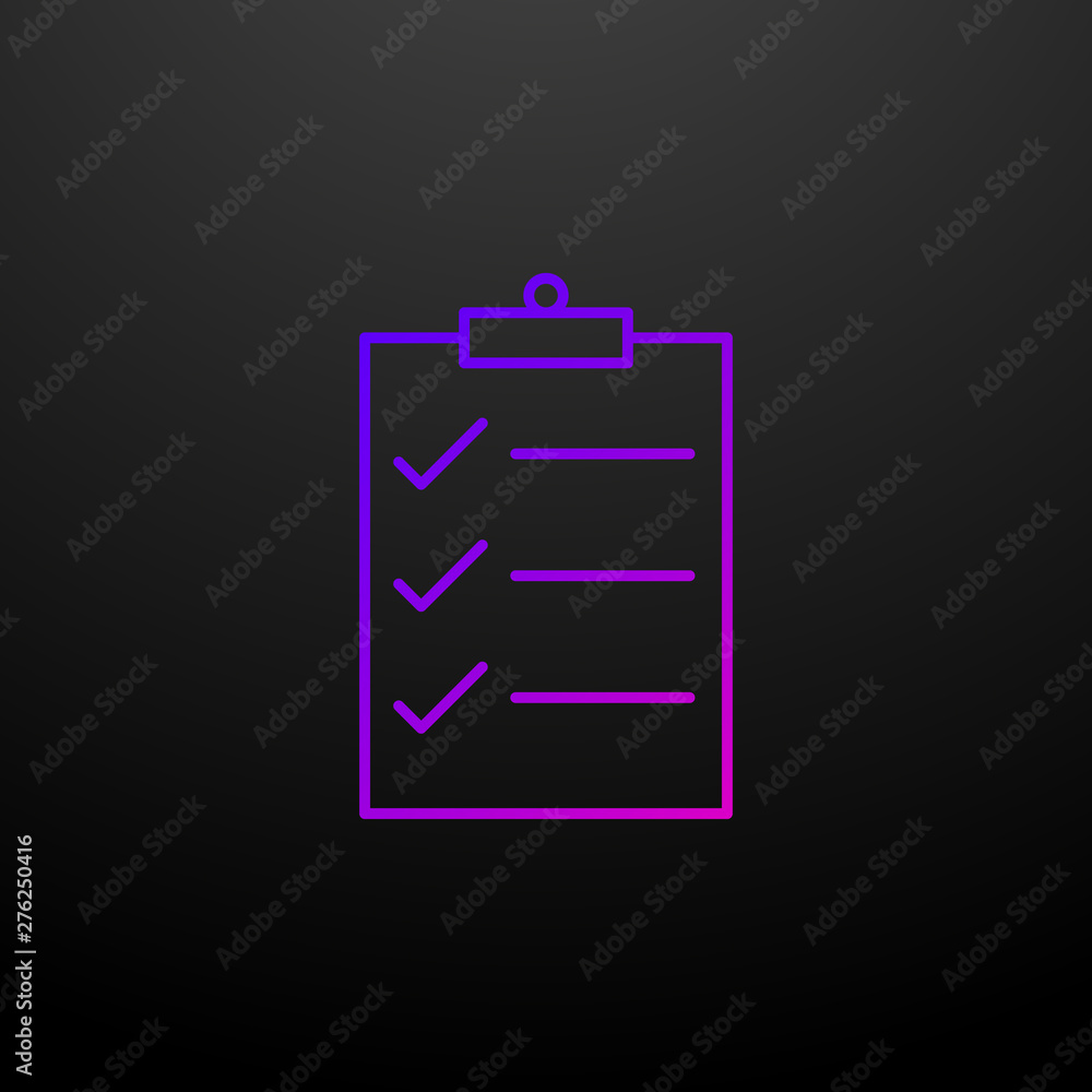 Poster check of goods nolan icon. elements of logistics set. simple icon for websites, web design, mobile a