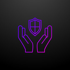 arm protection nolan icon. Elements of logistics set. Simple icon for websites, web design, mobile app, info graphics