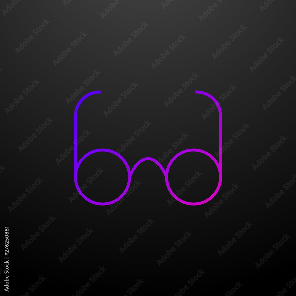 Aufkleber spectacles nolan icon. elements of school set. simple icon for websites, web design, mobile app, inf