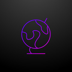 globe nolan icon. Elements of school set. Simple icon for websites, web design, mobile app, info graphics