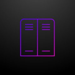 school lockers nolan icon. Elements of school set. Simple icon for websites, web design, mobile app, info graphics