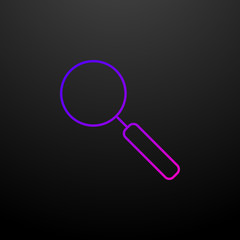 magnifier nolan icon. Elements of school set. Simple icon for websites, web design, mobile app, info graphics