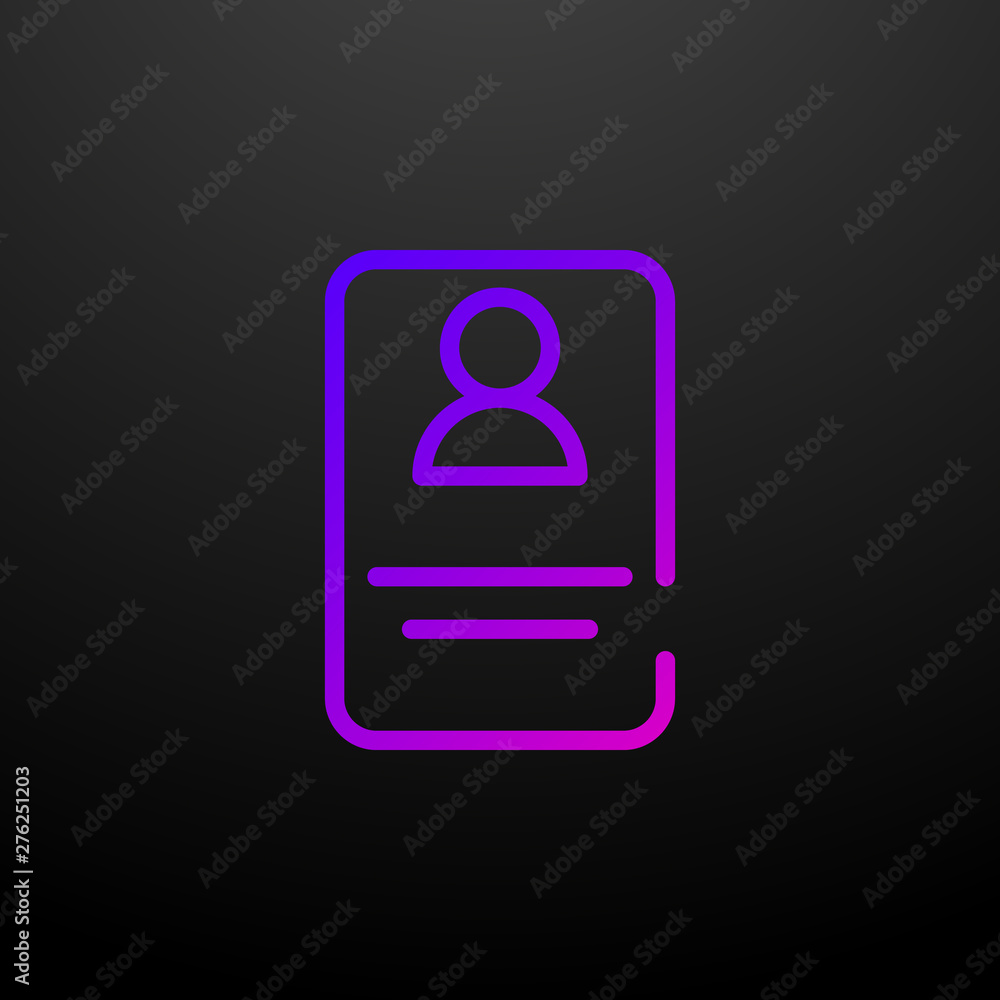 Poster badge nolan icon. elements of startups set. simple icon for websites, web design, mobile app, info g