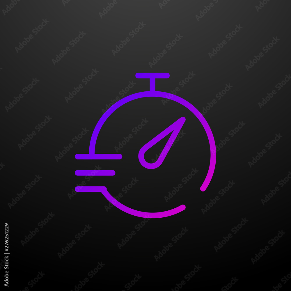 Poster time watch nolan icon. elements of startups set. simple icon for websites, web design, mobile app, i