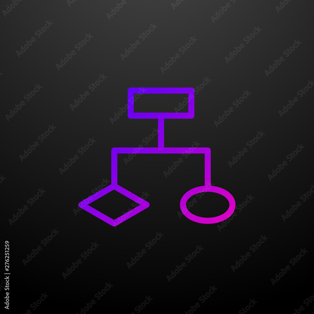 Poster structure plans nolan icon. elements of startups set. simple icon for websites, web design, mobile a