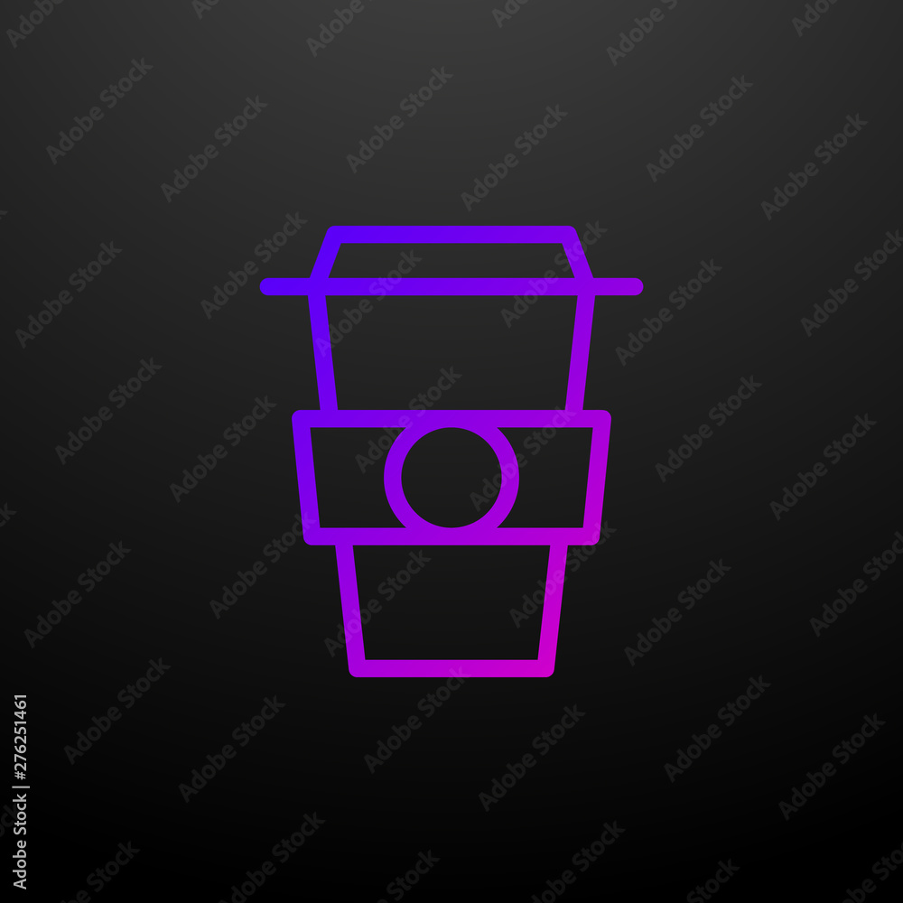 Poster coffee nolan icon. elements of startups set. simple icon for websites, web design, mobile app, info 