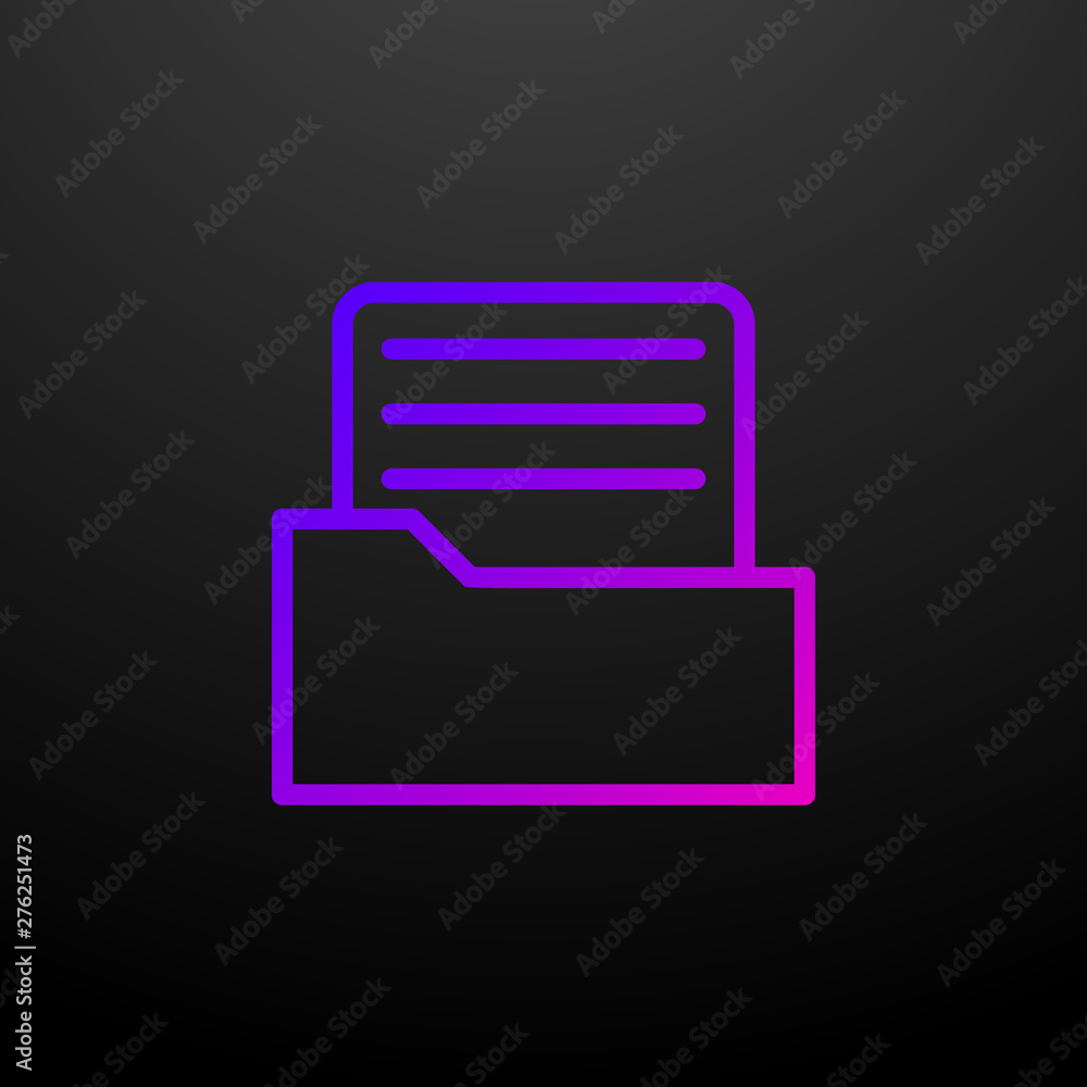 Poster folder documents nolan icon. elements of startups set. simple icon for websites, web design, mobile 