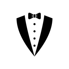 Bow tie symbol icon vector