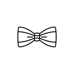 Bow tie symbol icon vector