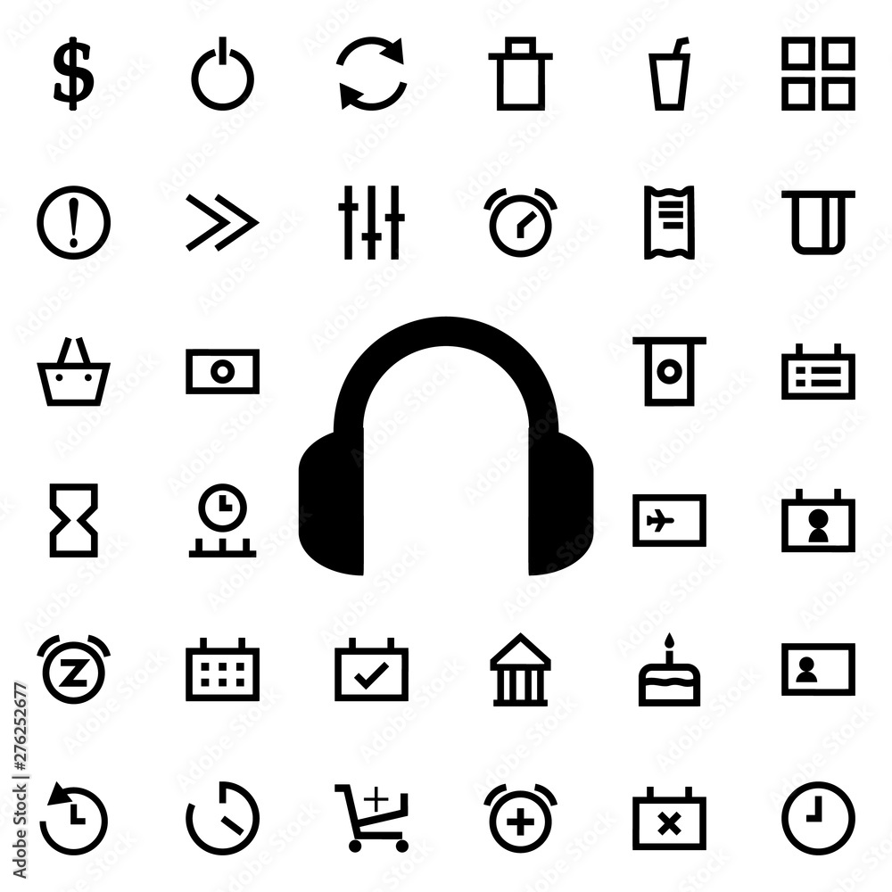 Poster target icon. universal set of web for website design and development, app development